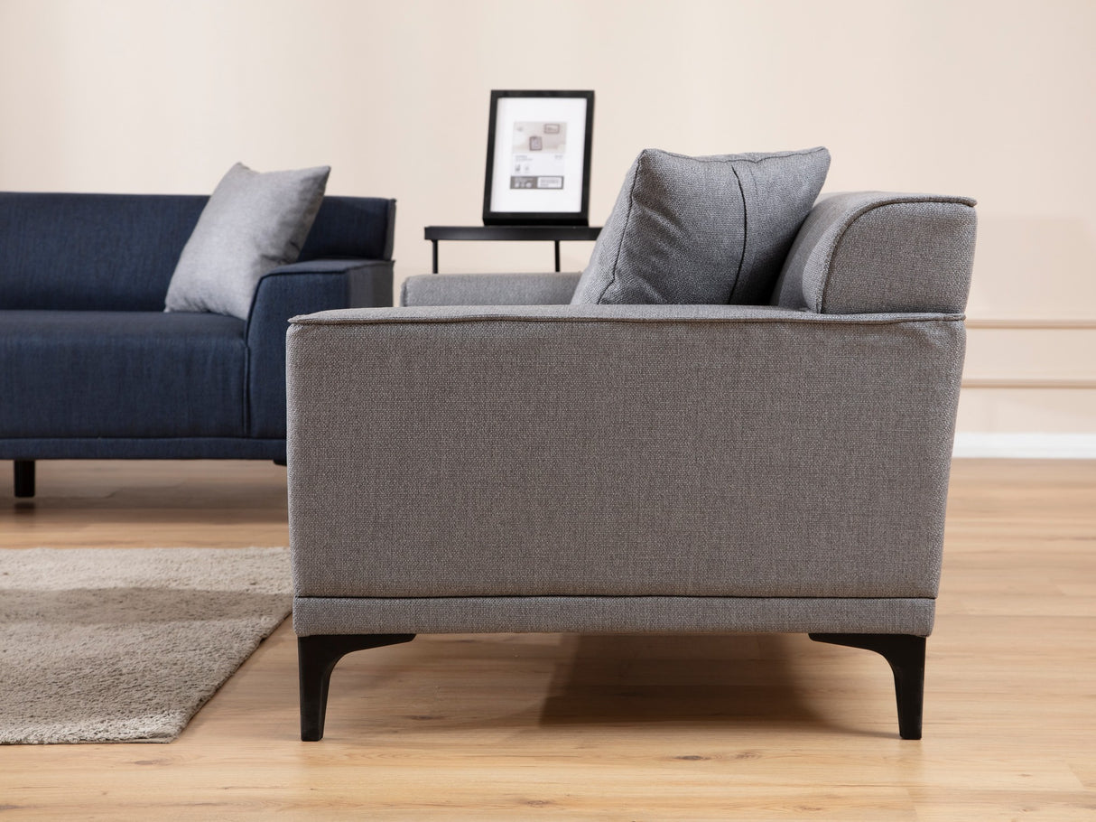 2-seater sofa petra 2 light gray