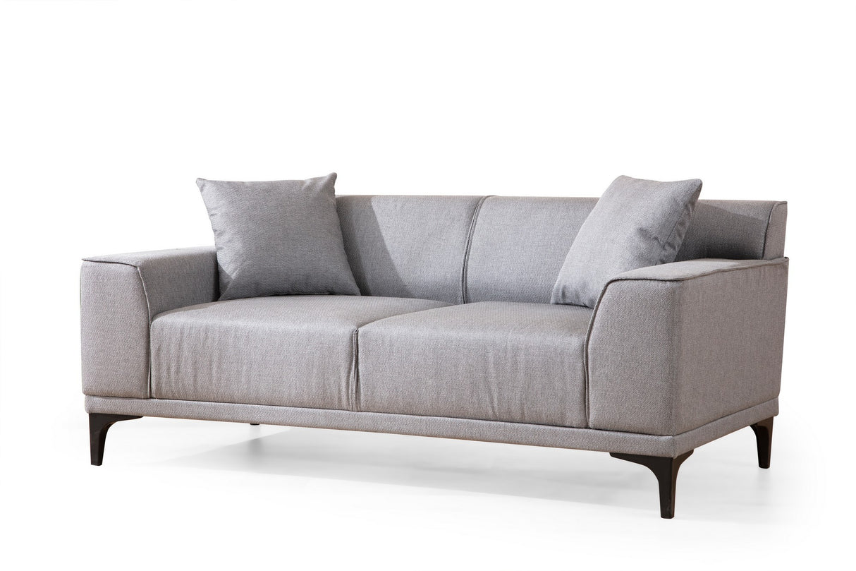 2-seater sofa petra 2 light gray