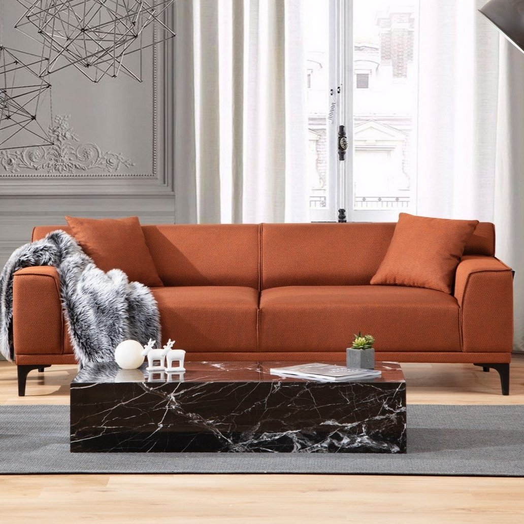 3-seater Bank Petra Orange