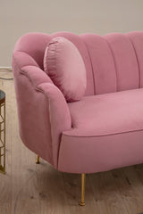 3-seater Bank Istiridye Dusty Rose