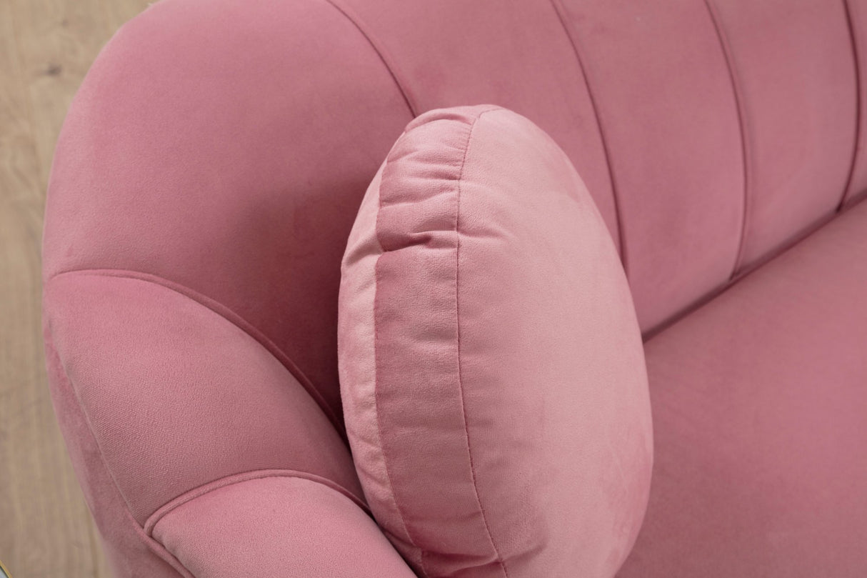 3-seater Bank Istiridye Dusty Rose