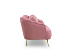 3-seater Bank Istiridye Dusty Rose