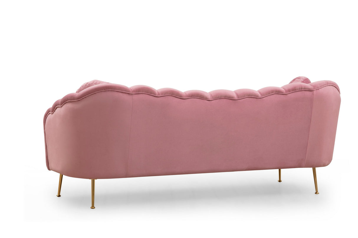 3-seater Bank Istiridye Dusty Rose