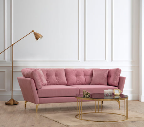 3-seater Bank Mapa Dusty Rose