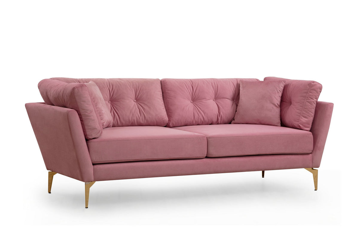 3-seater Bank Mapa Dusty Rose