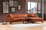 Corner sofa on the right Petra Orange