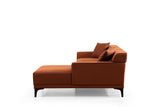 Corner sofa on the right Petra Orange