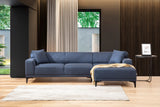 Corner sofa on the right Petra Blue