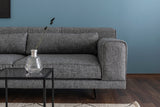 Corner sofa on the left jivago gray