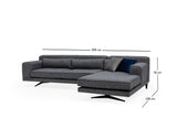 Corner sofa right jivago gray