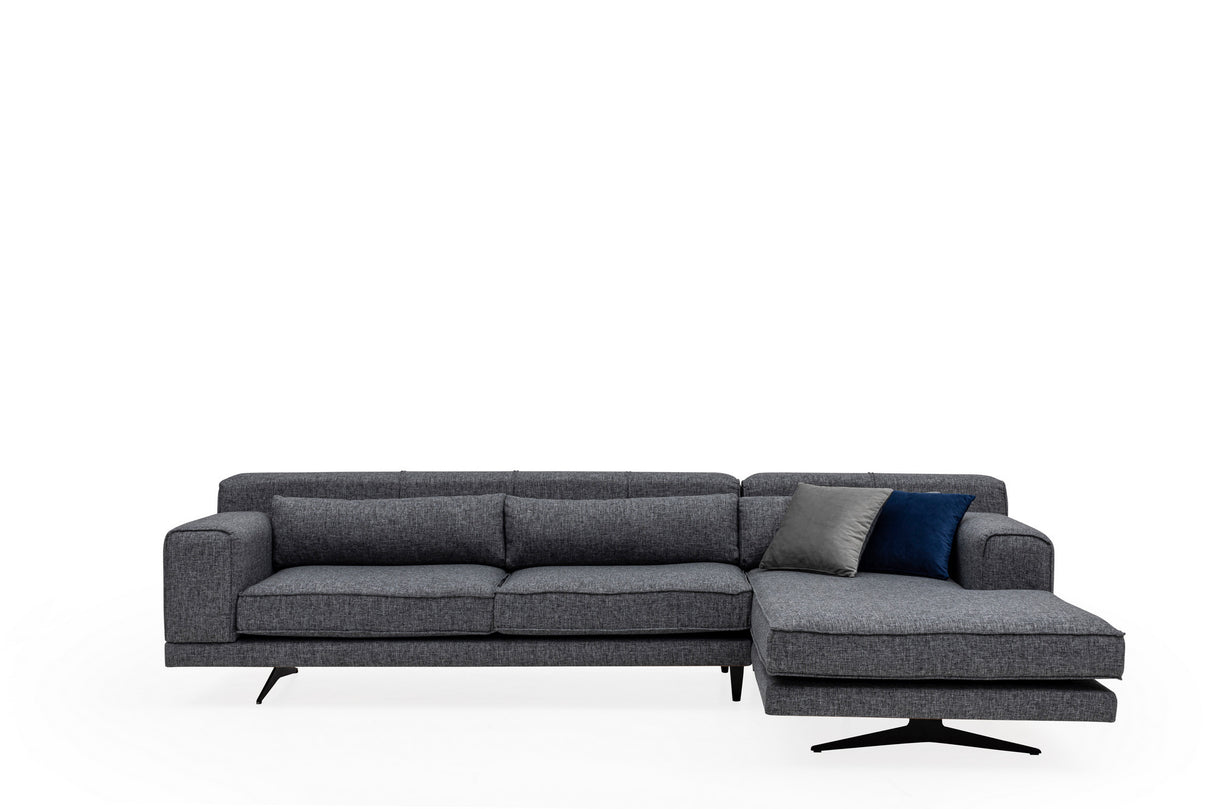 Corner sofa right jivago gray