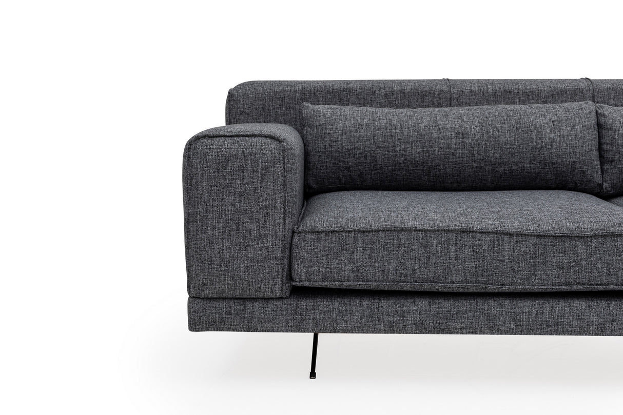 Corner sofa right jivago gray