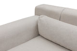 Corner sofa on the left jivago beige