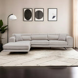 Corner sofa on the left jivago beige