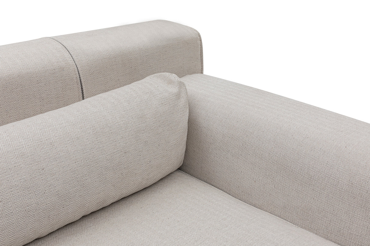 Corner sofa on the right Jivago Beige