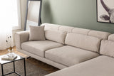 Corner sofa on the right Jivago Beige