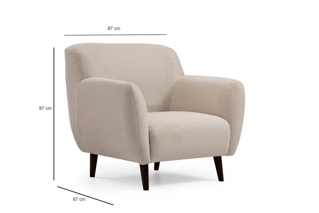 Armchair Enna Beige