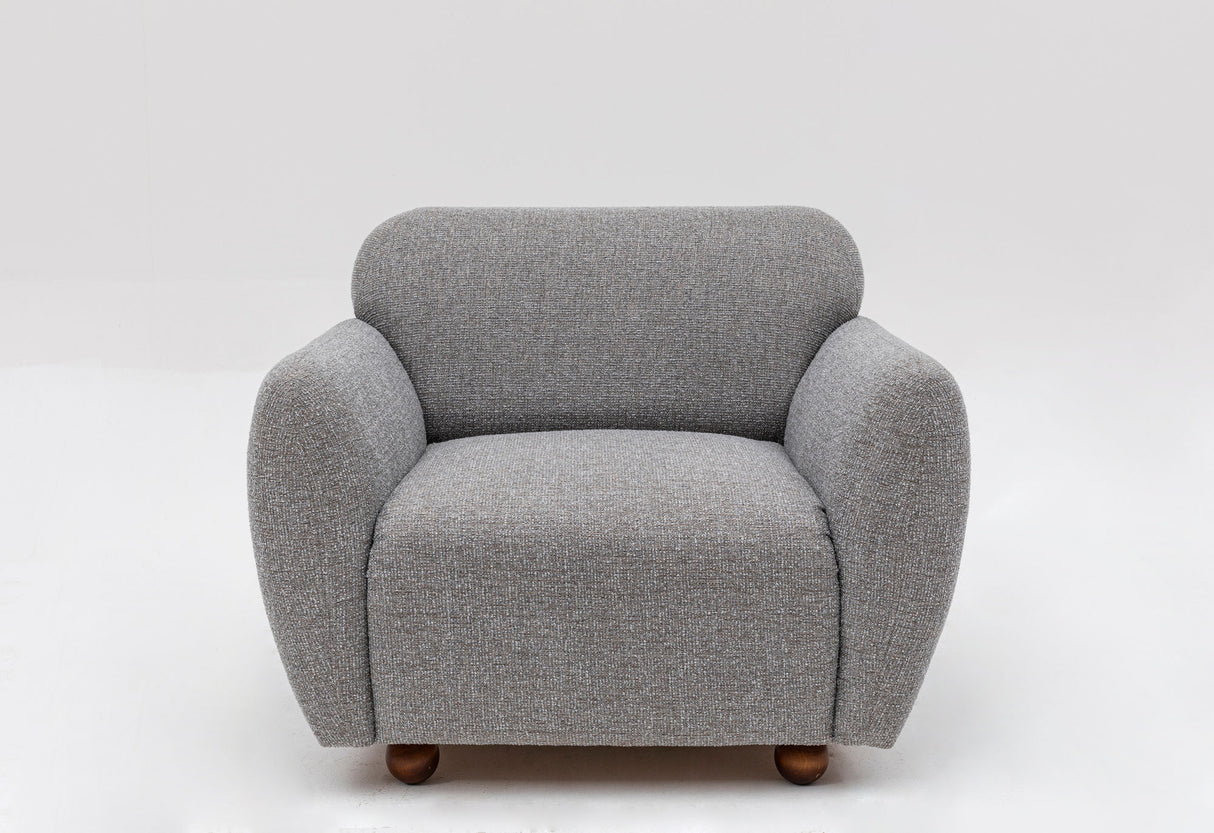 Armchair eddy light gray