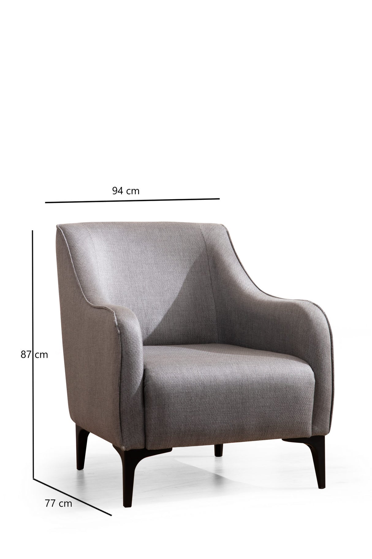 Armchair Belissimo Gray