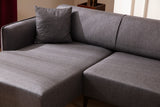 Corner sofa left Belissimo Dark Gray