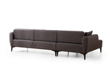 Corner sofa left Belissimo Dark Gray