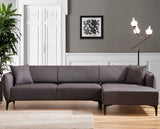 Corner sofa Right Belissimo Dark Gray