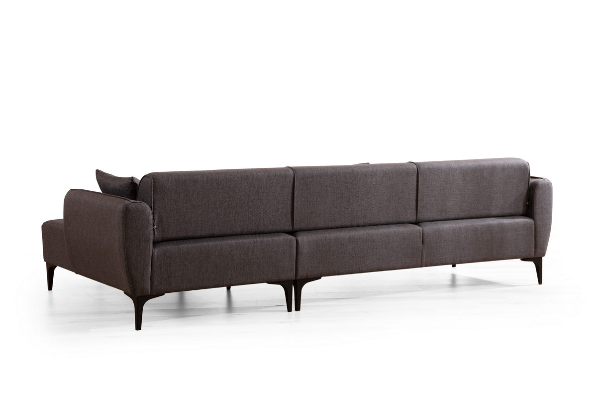 Corner sofa Right Belissimo Dark Gray