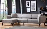 Corner sofa left Belissimo Gray