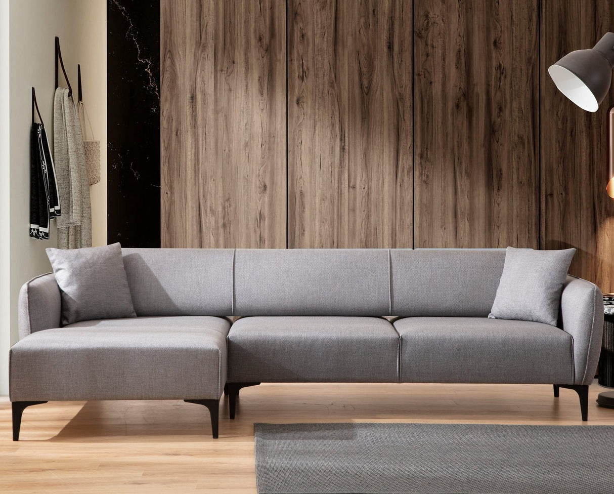 Corner sofa left Belissimo Gray