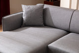 Corner sofa left Belissimo Gray