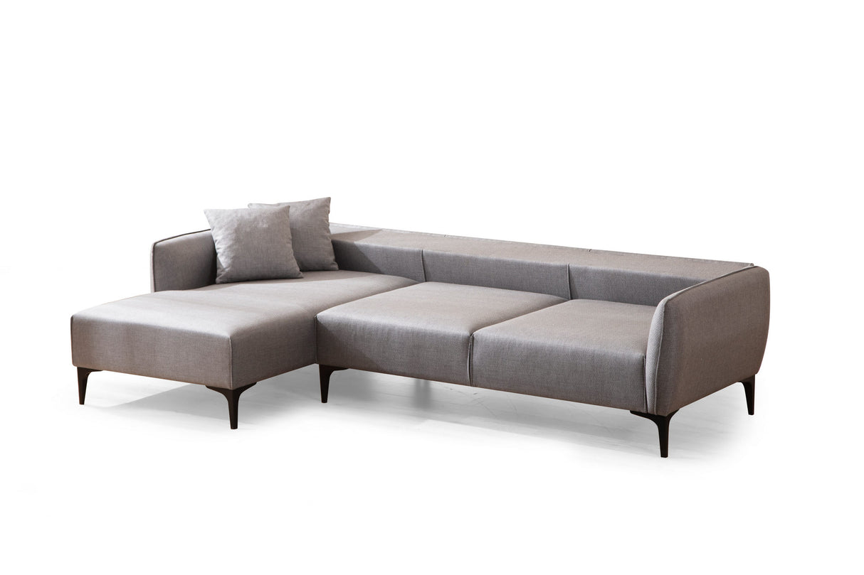 Corner sofa left Belissimo Gray