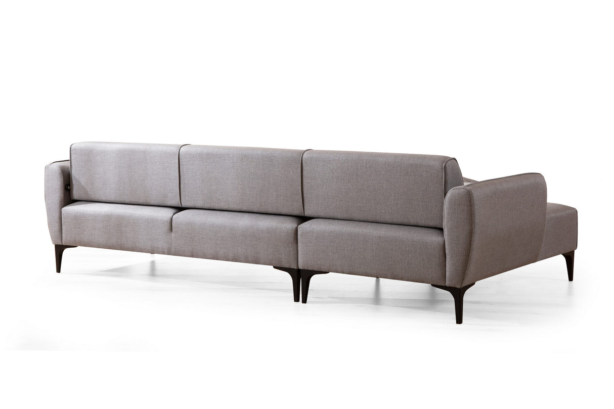 Corner sofa left Belissimo Gray