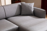 Corner sofa Right Belissimo Gray