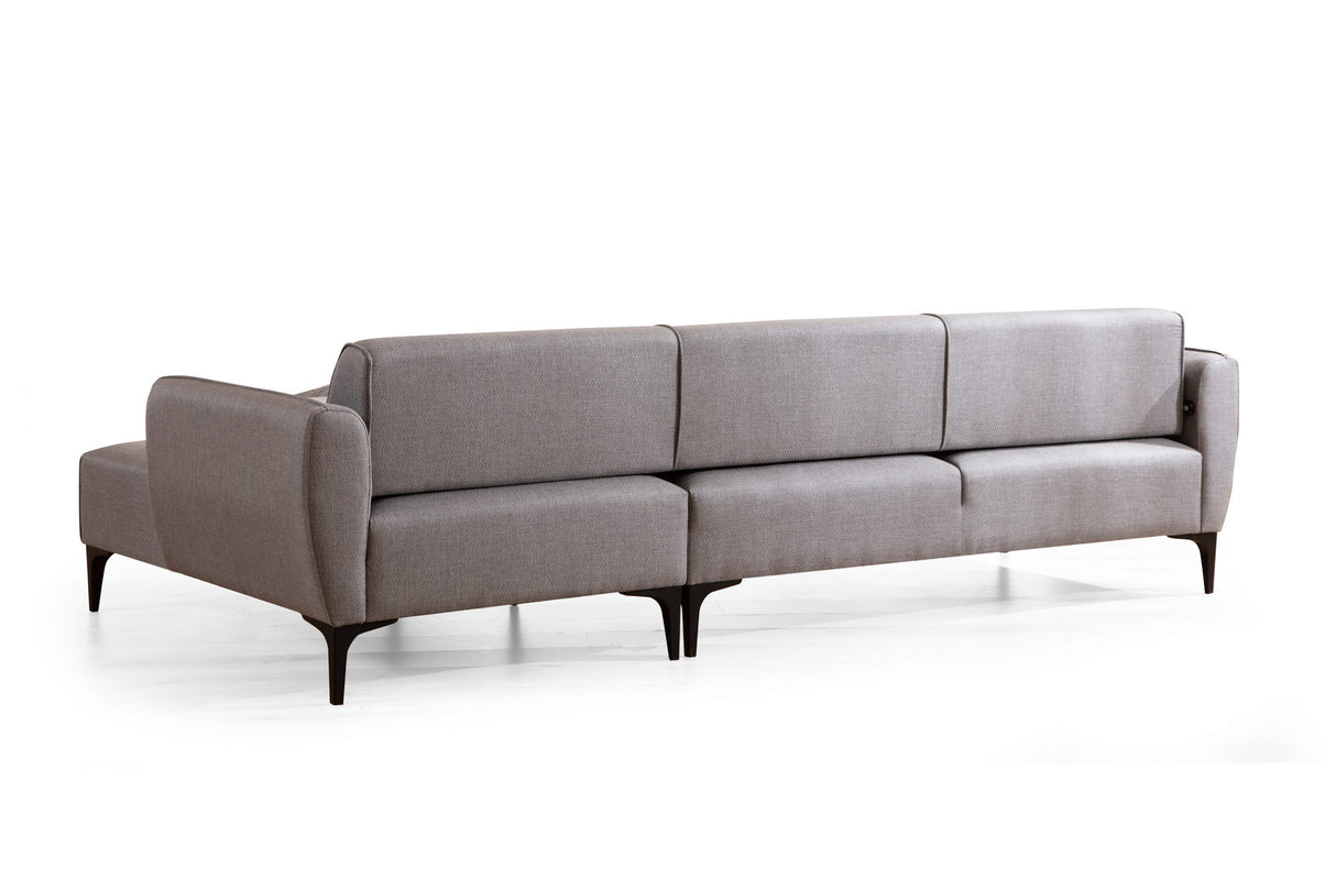 Corner sofa Right Belissimo Gray