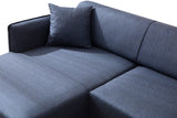 Corner sofa left Belissimo blue