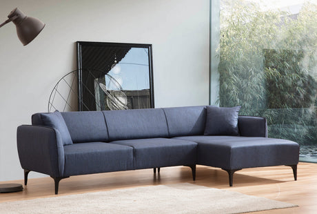 Corner sofa Right Belissimo Blue