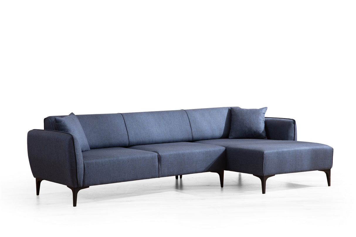 Corner sofa Right Belissimo Blue