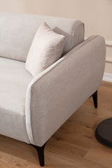 Corner sofa left Belissimo Off White