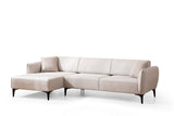 Corner sofa left Belissimo Off White