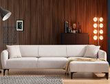 Corner sofa Right Belissimo Off White