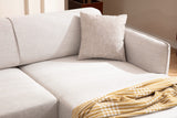 Corner sofa Right Belissimo Off White