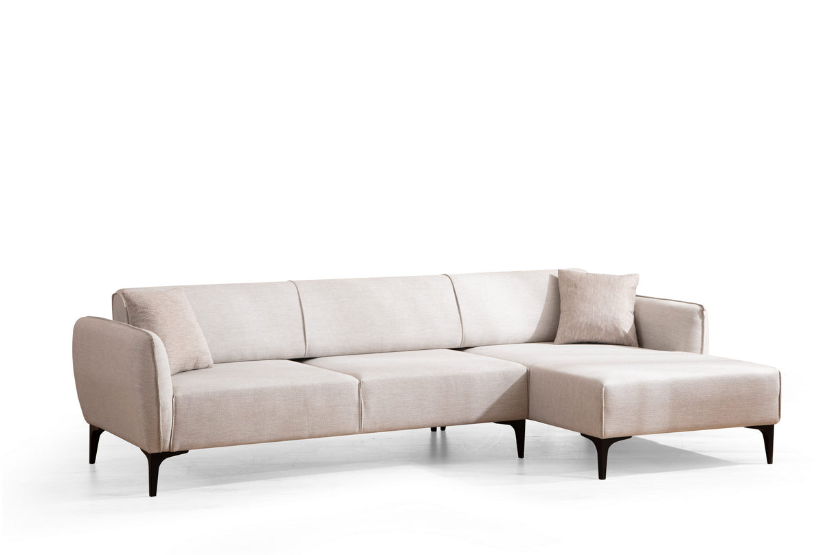 Corner sofa Right Belissimo Off White