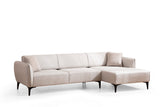 Corner sofa Right Belissimo Off White