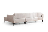 Corner sofa Right Belissimo Off White