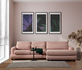 Corner sofa Right River Pink