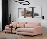 Corner sofa Right River Pink