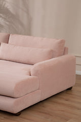 Corner sofa Right River Pink