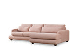 Corner sofa Right River Pink