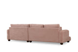 Corner sofa Right River Pink