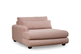 Corner sofa left River Pink